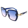 Dámské sluneční brýle, čtvercové 22356, modré barvy 9001399-157