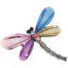 Brož - vážka s barevnými křídly, multicolorové barvy 9001671-2