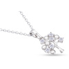 Řetízek z chirurgické oceli s přívěskem, jemný strom života  vykládaný zirkony 3001924