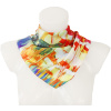 Dámský šátek s potiskem malby - Duhový park a Přístav 9001637-21