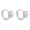 Kruhové náušnice s perlou 3420