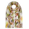 Dámský šál lístky žlutý 7200776-1