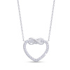 Řetízek s přívěskem srdce 2592