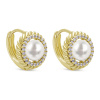 PARIS 3895 Náušnice cop s perlou  Ellami