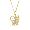 Řetízek s přívěskem kočičky 2631