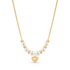 VERONA 2637 Řetízek srdíčko s korálky