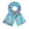 Dámský šál mramorovaný tyrkysový 7200825-2