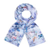 Dámský lehký šál s motýlky modrý 7200826-2