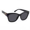 Stylové sluneční brýle s kočičím tvarem černé 9002131-1