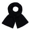 Lehký obdélníkový šál černý 7200838