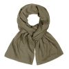 Lehký obdélníkový šál khaki 7200838-14