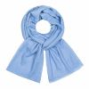 Lehký obdélníkový šál modrý 7200838-8