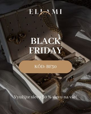 BLACK FRIDAY je tady a my jsme pro vás připravili něco výjimečného! ✨ -30 % NA VŠECHNY ŠPERKY ✨ Celý náš eshop je teď ve...