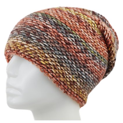 Dámská pletená zimní čepice WROBI - multicolorové barvy 7100388-3
