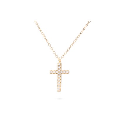 Řetízek z chirurgické oceli, pozlacený řetízek 14k zlatem masivní, délka 60 cm / 0,4 cm 3001727