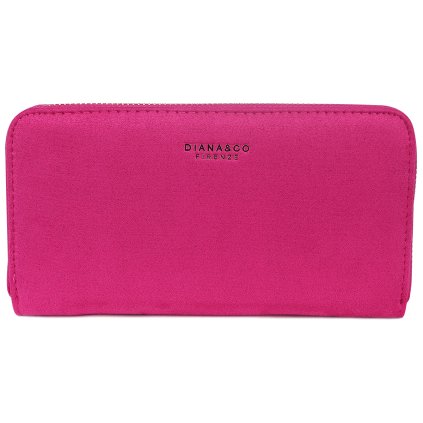 Dámská semišová peněženka Diana&Co 3390-2 fialová lila 9001660-1