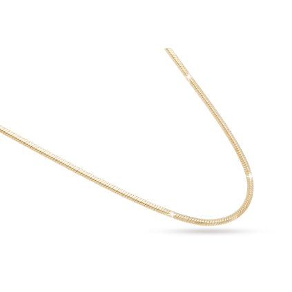 14k pozlátená retiazka - kocka, dĺžka 44 cm / 2 mm 3001614-1