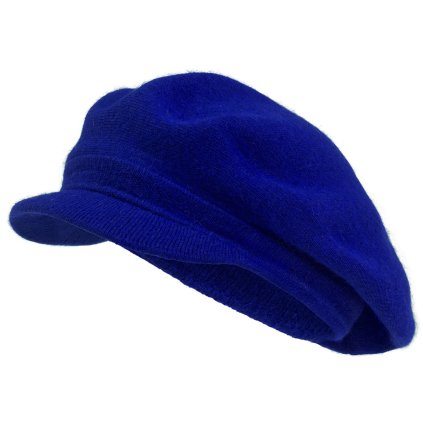 Dámský baret s kšiltem 23/130, tmavě fialové barvy 7100398-4