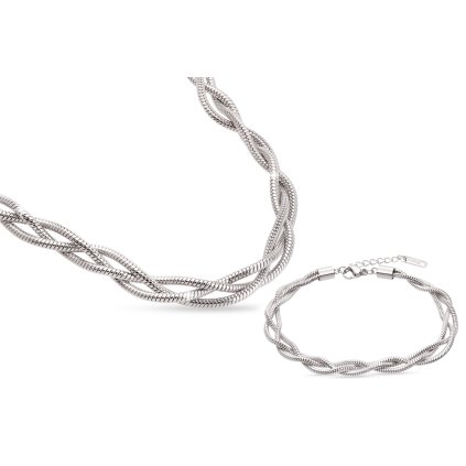 Set z chirurgické oceli vzor Nonna, řetízek + náramek 3001851