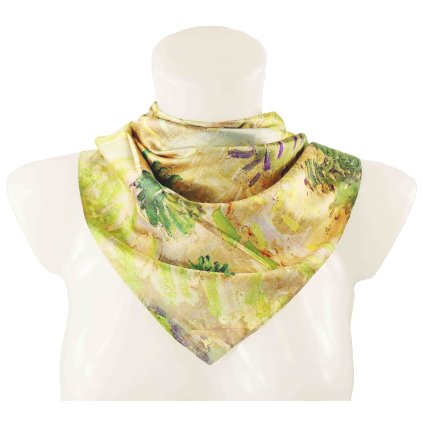 47703 damsky oboustranny satek letuska rr30553 s potiskem malby slunecnice a stary dum