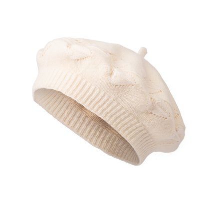 53518 damsky pleteny baret cz316 45 kremove barvy 7100395 4