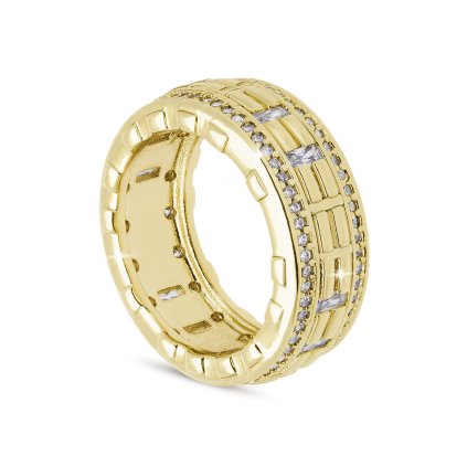 53926 pozlaceny prstynek se zirkony 14k 4000464