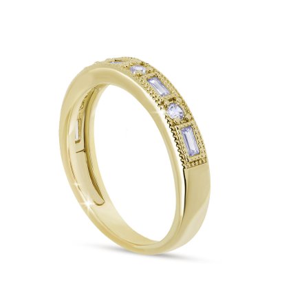 54100 prstynek pozlaceny 14k obdelnikove zirkony 4000482