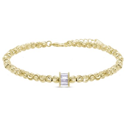 54604 pozlaceny naramek 14k ve stylu koralu 2002751