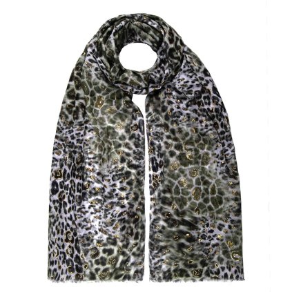 55129 damsky sal leopardi vzor zeleny 769 2 xc2511 12