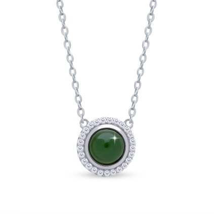 56833 stribrny retizek s hetianskym jadeitem a zirkony 2419