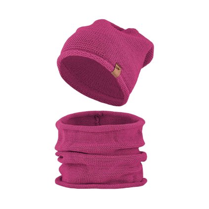 60877 1 damsky zimni set cepice a tunel mark fuchsiove barvy 7100331 25