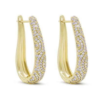 61561 dubai 3883 nausnice ornament zirkony