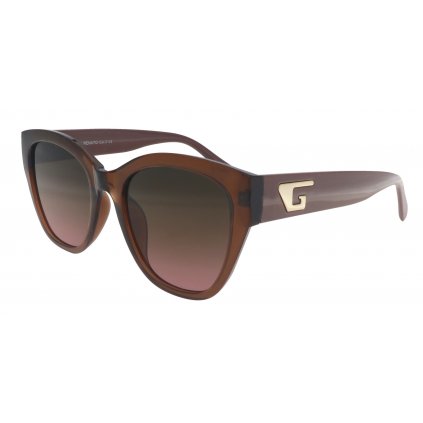 Dámské sluneční brýle, Cat Eye 22209, hnědé barvy 9001399-79