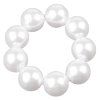 Perlová gumička do vlasů 360699, Ø perličky 1,6 cm - bílé barvy 8000835