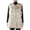 Dámská vesta z umělé kožešiny 2058-2, šedé barvy 9001729