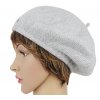 Dámský kašmírový baret se třpytivou přízí GA192, černé barvy 7100401