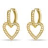 47235 1 zlacene nausnice visaci srdce zirkon 1003090