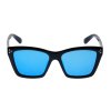 Dámske slnečné okuliare-modrá, čierna obruba C1322,9001245