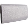 Dámska kabelka listová strieborná s trblietkami 7300656-23