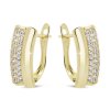 53290 pozlacene nausnice 14k pas zirkonu 1003311