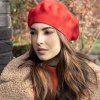 Dámský kašmírový baret GA82 BASIC, černé barvy 7100276