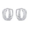 55744 55744 strieborné náušnice krúžky 3496