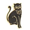 Brošňa - čierna mačička so stuhou 9001362-1ČÍÍÍÍÍÍÍÍÍÍČAAAA