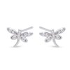 57466 57466 strieborné náušnice s motívom vážky 3640