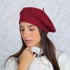 60205 1 damsky pleteny baret bordo 7100395 7
