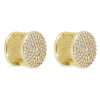 60361 dubai 3838 pozlacene kulate nausnice s cirymi zirkony