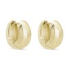 60364 dubai 3839 hladke pozlacene kruhove nausnice sirka 1 cm