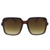 Dámské sluneční brýle, čtvercové 22351, hnědé barvy 9001399-49