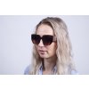Dámské sluneční brýle, Cat Eye 290001, černé barvy - leopardí motiv 9001399-65