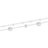 Řetízek na nohu z chirurgické oceli s drobnými kostkami 3001520